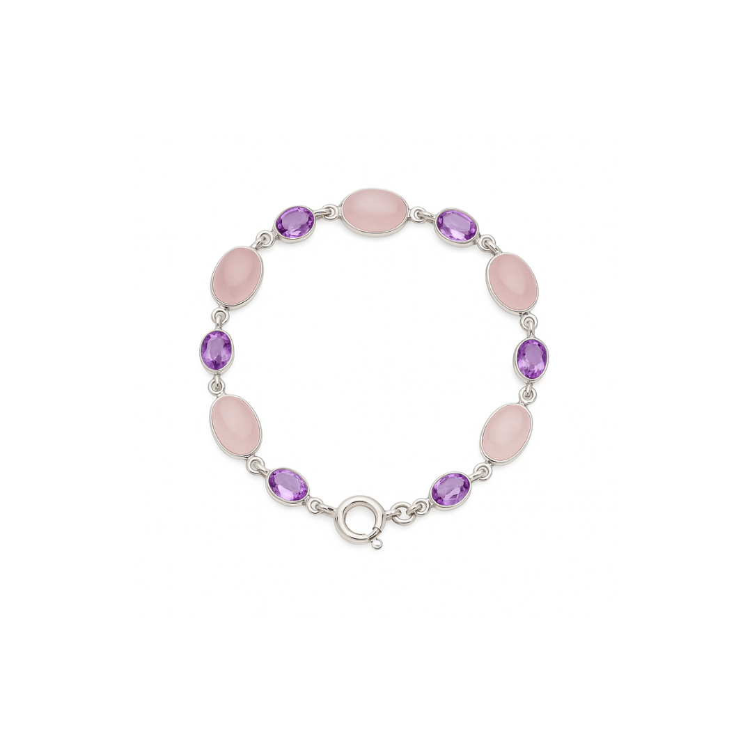Pulsera Pure Cuarzo Rosa