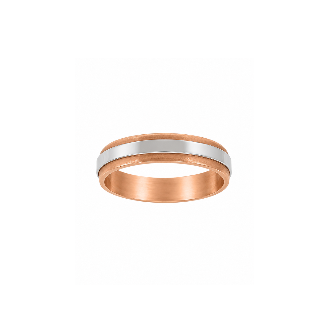 Alianza Oro rosado combinada