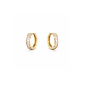 Aros Oro Argolla Baguette Luxe