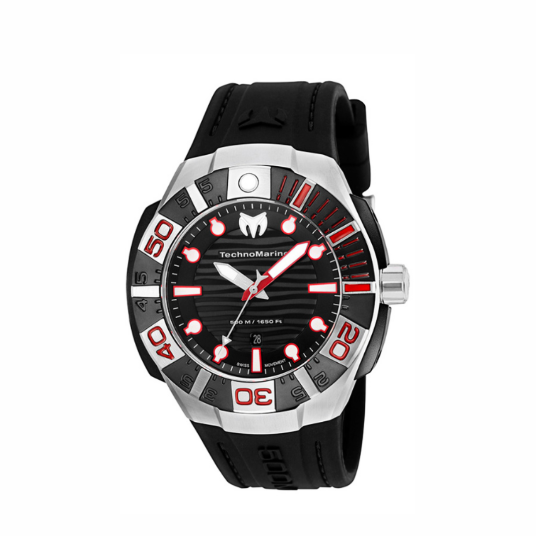 TechnoMarine 500M Black & Red