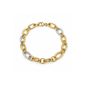 Pulsera argollas facetadas
